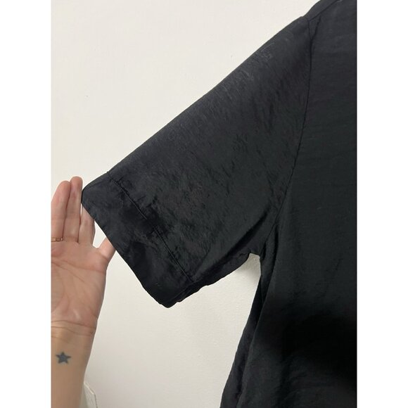 Cut Loose Black Dress Size Small Lagenlook Pockets - Picture 5 of 15